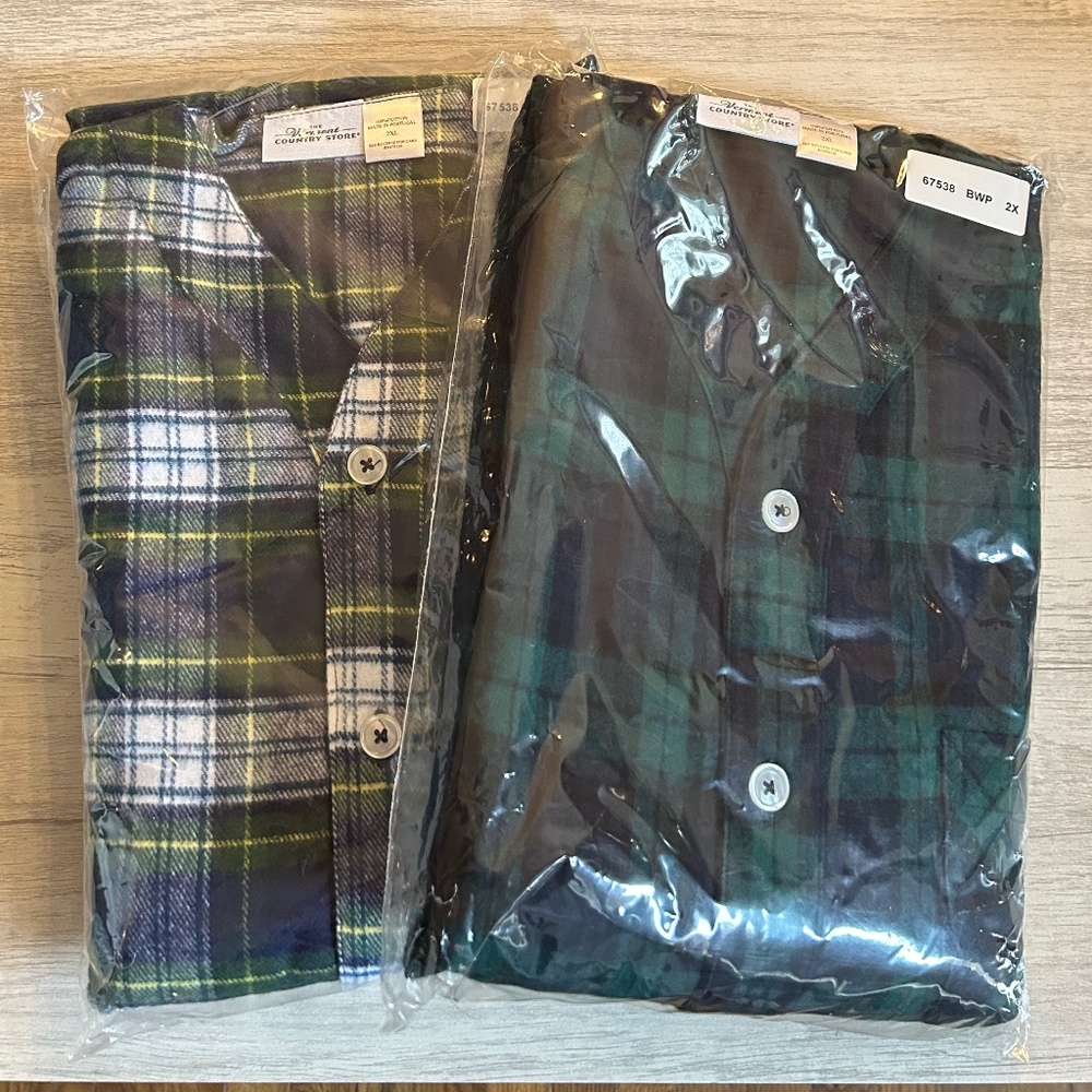 Set of 2 men nightshirt Vermont Country Store 2XL